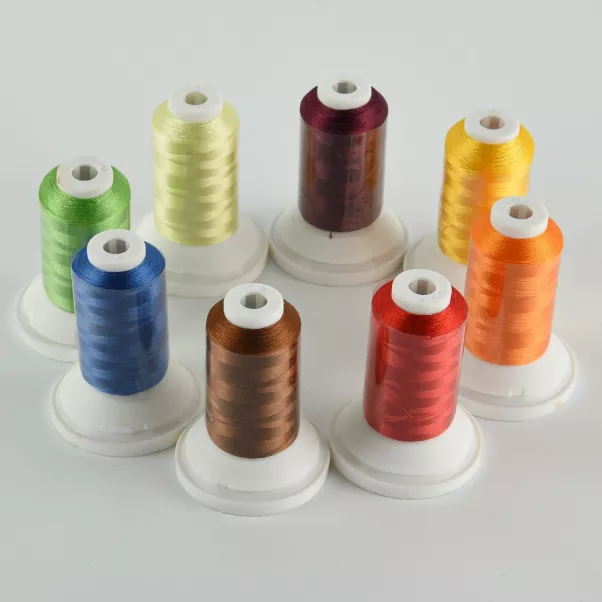 Benang Sulaman Rayon Viscose Warna Muti 150d2