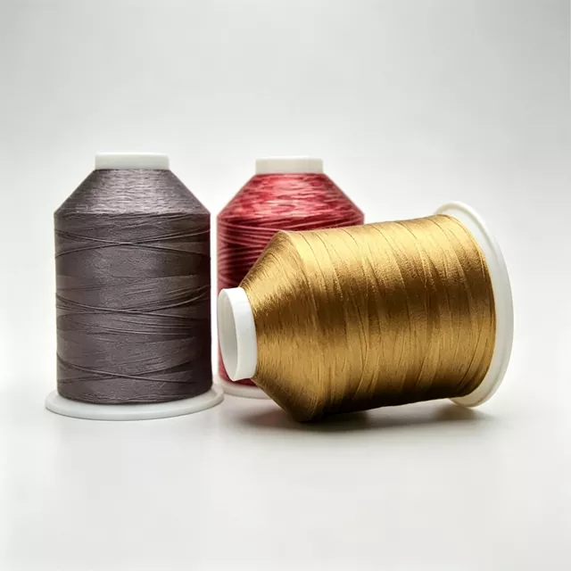 Muti Color Polyester 120d/2 40 Berat Benang Mesin Sulaman